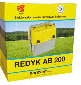 Elektryzator Redyk AB 200 0,5J bateryjny, ogrodzenia do 10 km